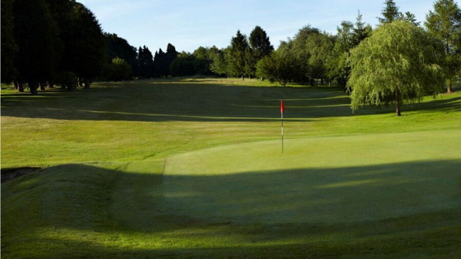 8th green at Cherry Lodge