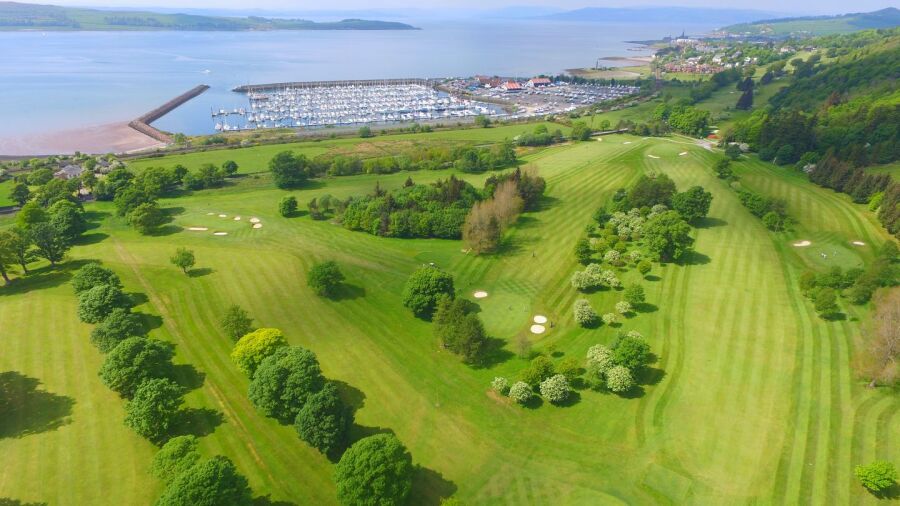 Largs GC: Aerial