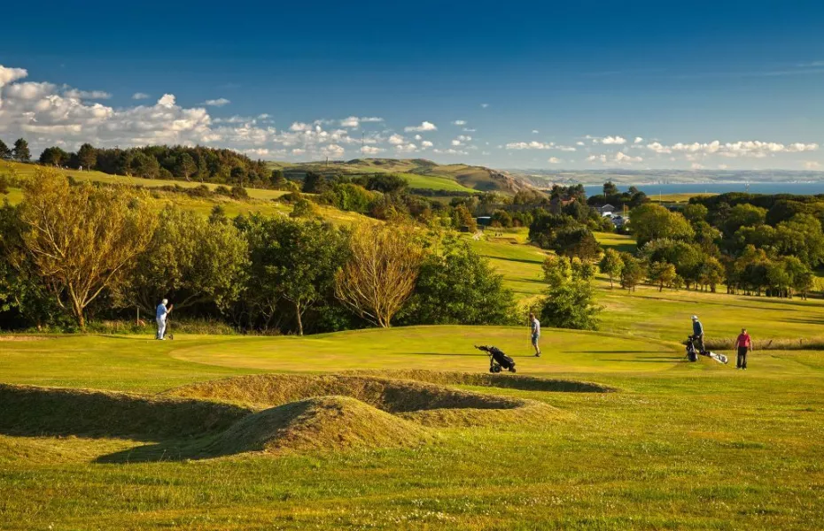Aberystwyth GC: coastal scenary