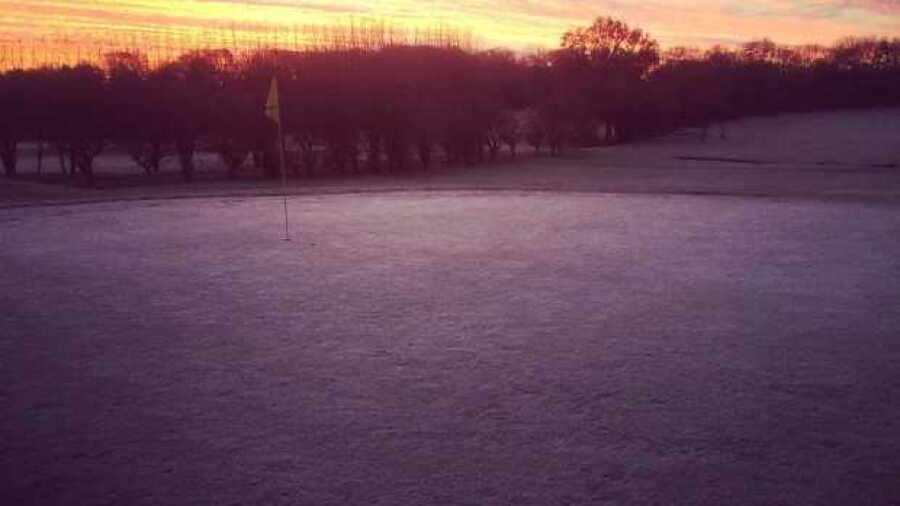 The Baroness Course on a winter morning