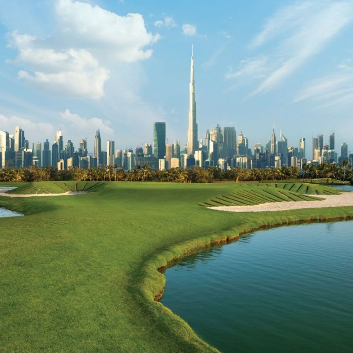 Dubai Hills Estates Golf Club in Dubai, Dubai, United Arab Emirates