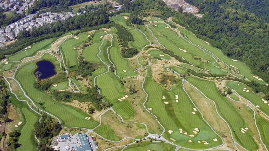 Newcastle United Golf Club: Aerial view