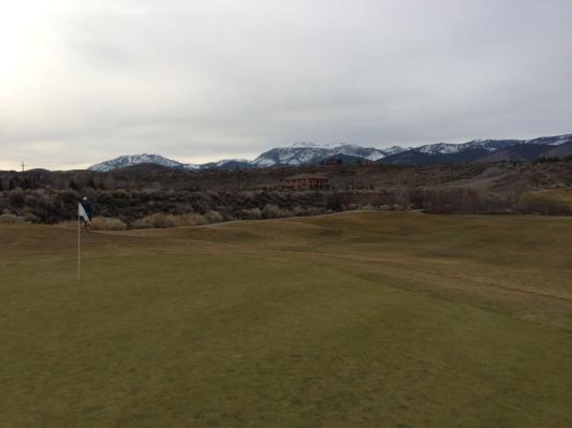 Nice views of the mountain range, fairways in good shape, undulation provided fun play. (Photo submitted by copz1998 on 01/20/2015)
