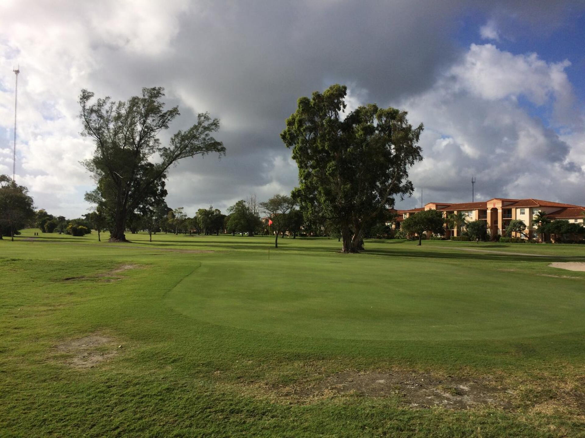 Green #17 excellent conditions - bare spots around (Photo submitted by Tripa78 on 01/03/2017)
