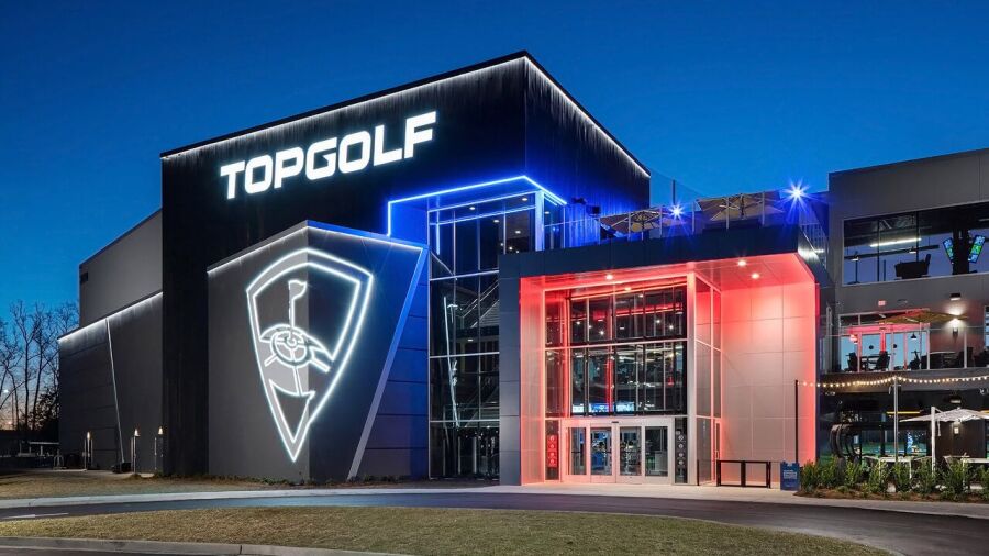 Topgolf Myrtle Beach by night