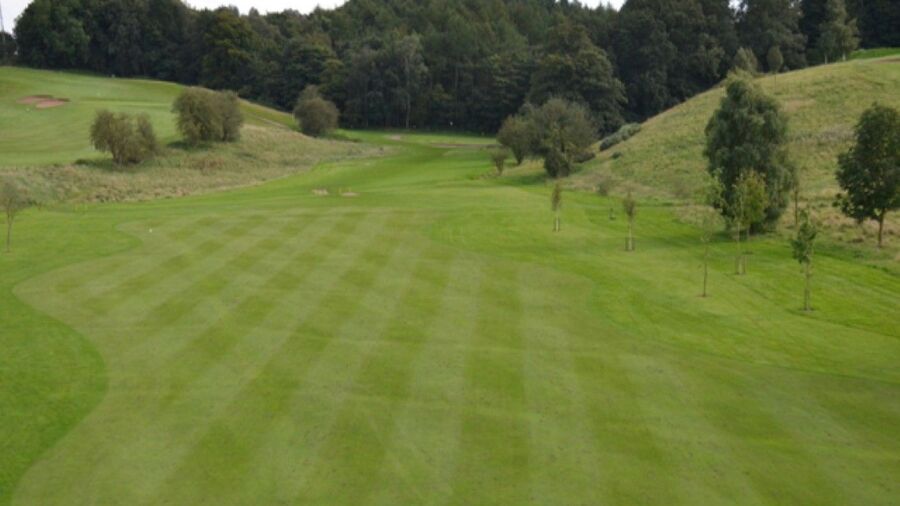 3rd hole at Hawkesyard 