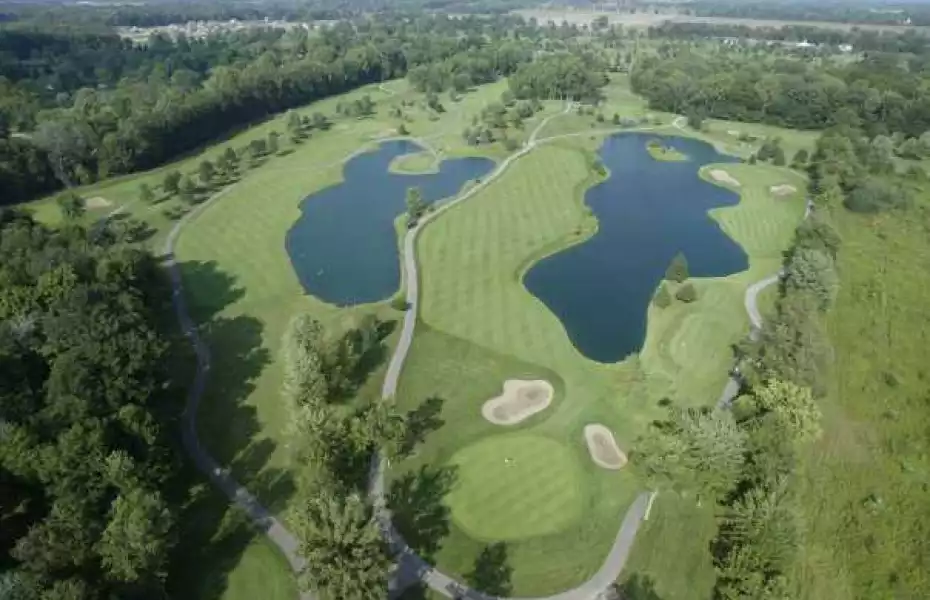 Sycamore Hills GC: Aerial view