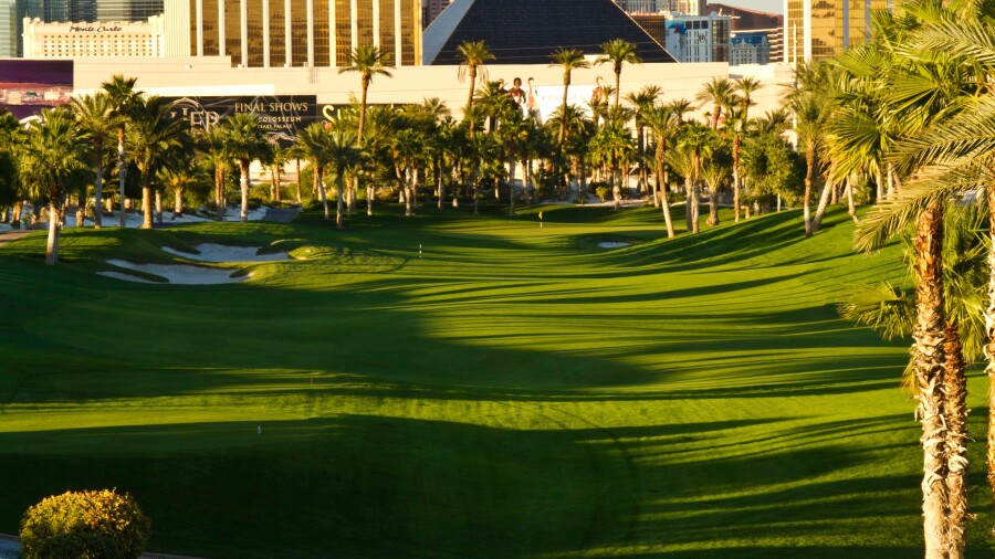 Bali Hai golf course in Las Vegas - 8th fairway