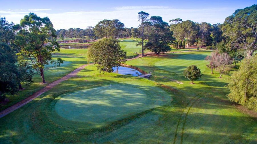 Aerial view from Bowral GC