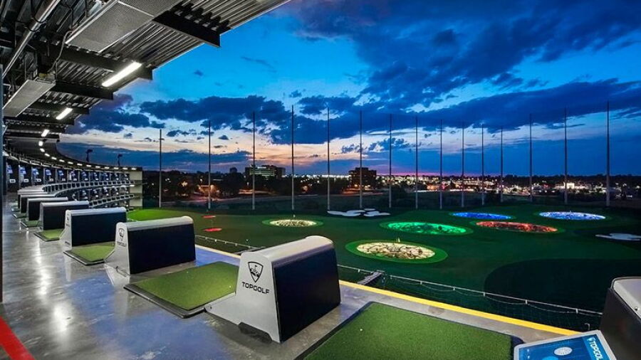 TopGolf Centennial - Hitting Bay Night