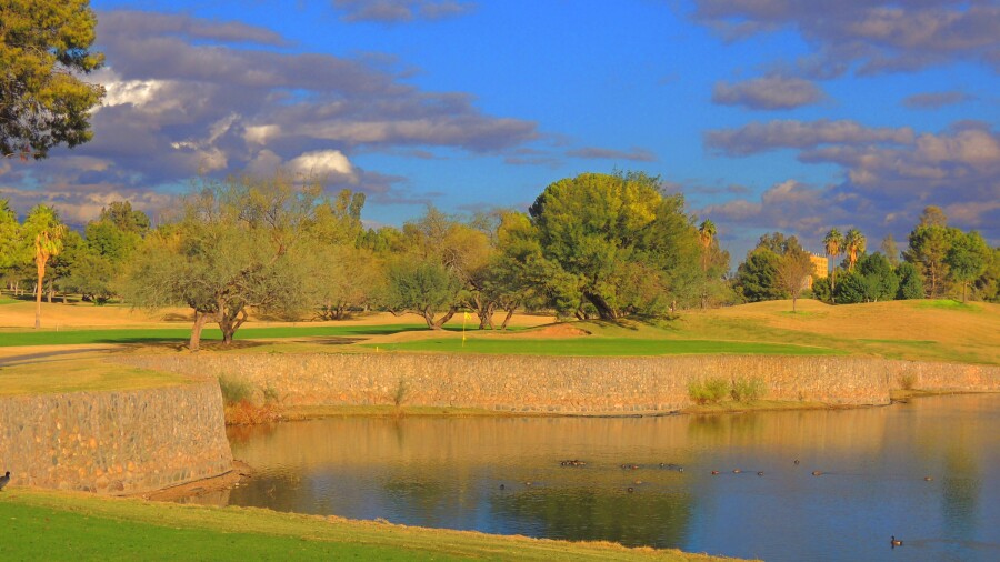 Dell Urich Course - Randolph Golf Complex - hole 17
