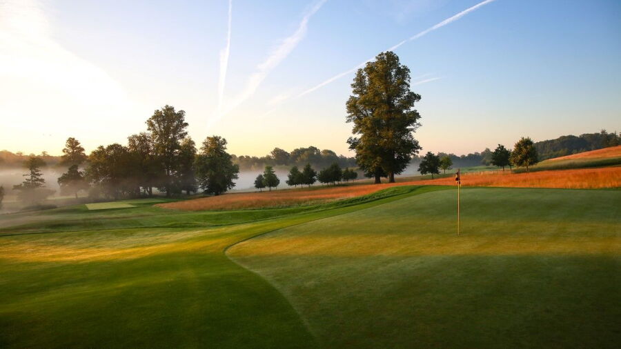 7th green at The Grove