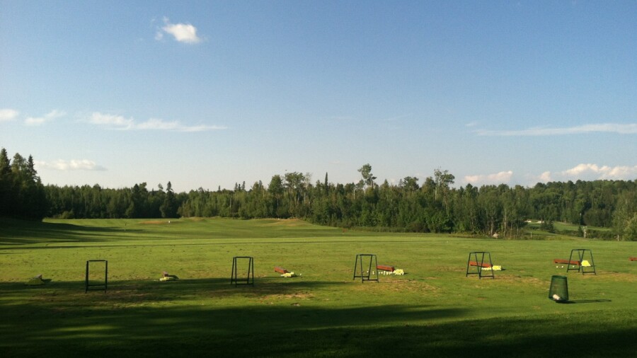 Giants Ridge resort - Legend golf course - driving range