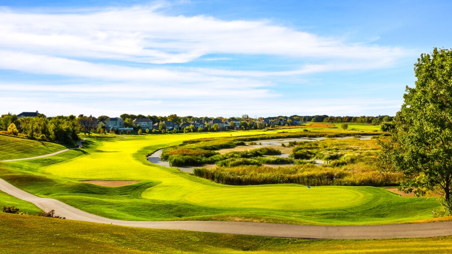 Chaska Town Course - hole 18 