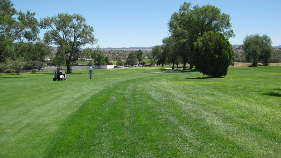 North at Antelope Hills GC: #18