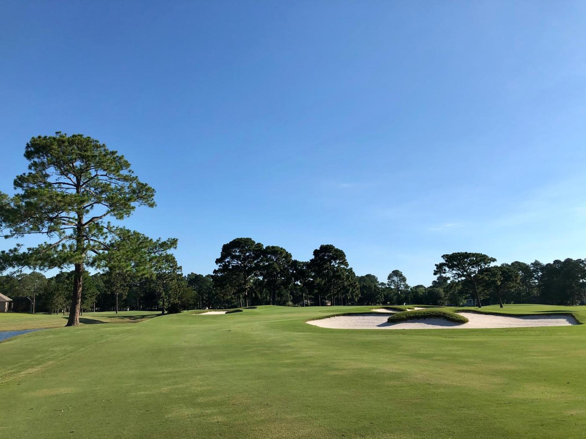 Approach view, par-4 first hole (Photo submitted by BrandonWebb on 06/16/2020)