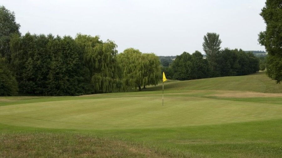 6th green on the Baron Course