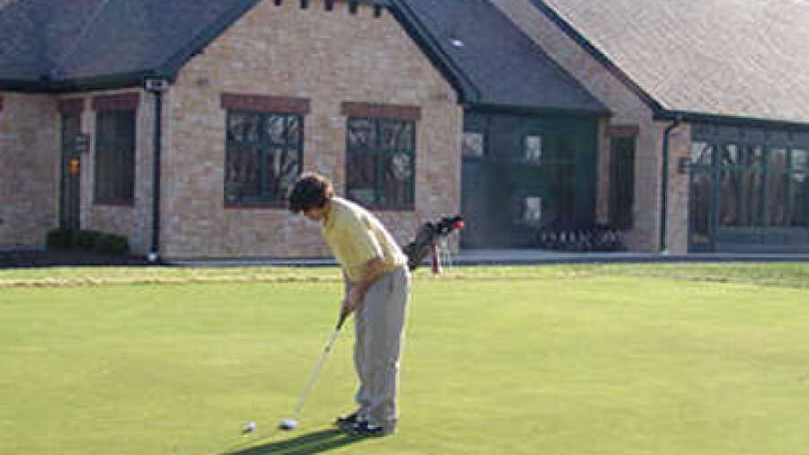 Fairfield Greens GC: Practice area