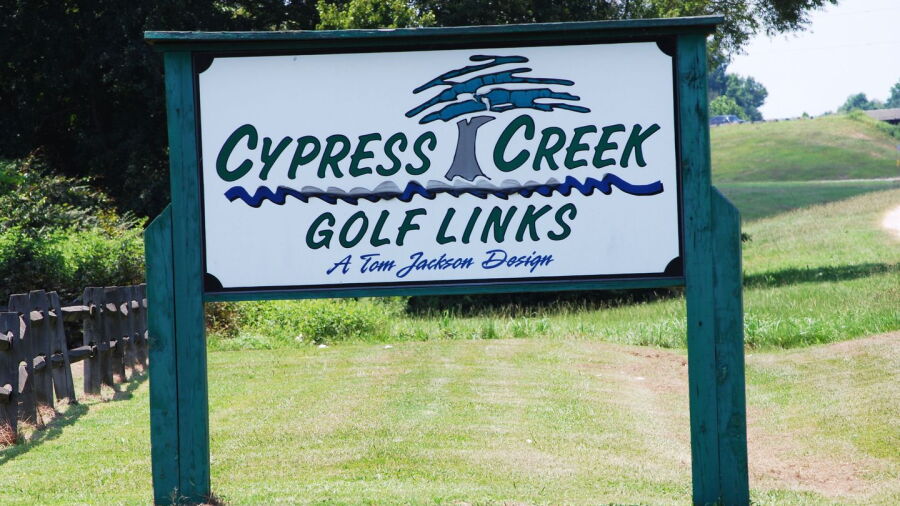 Cypress Creek Golf Links: sign