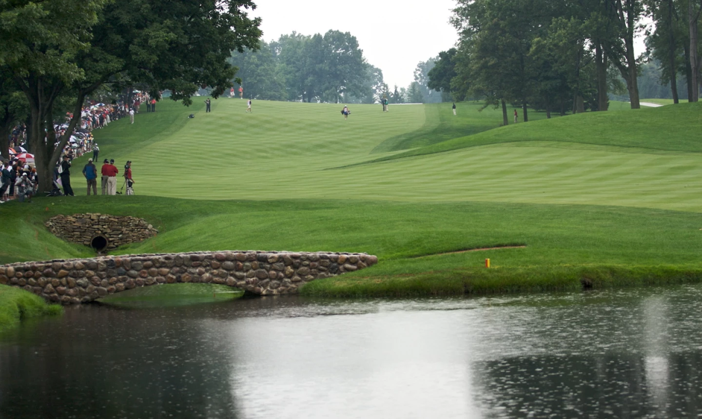 Firestone Country Club in Akron - hole 16