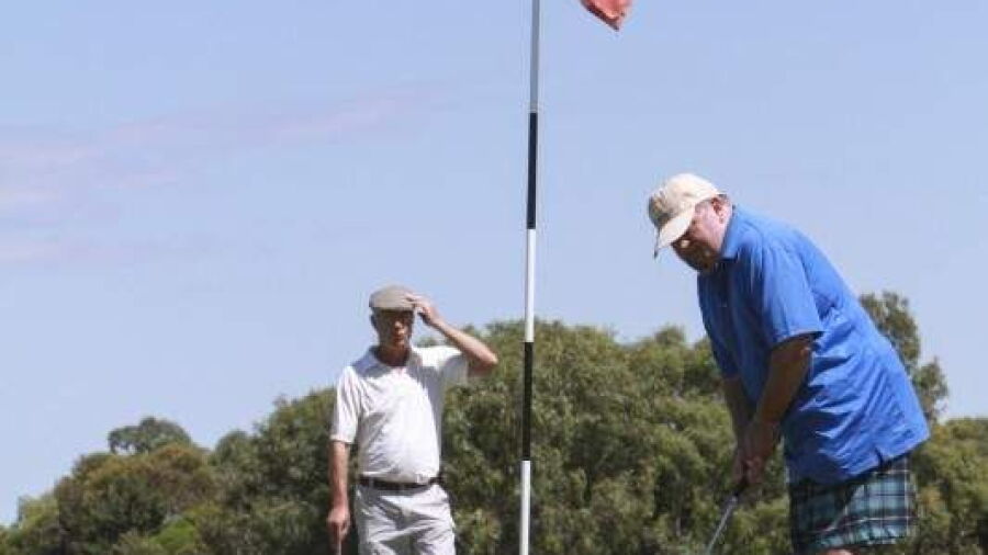 Golfers at Bellarine Lakes