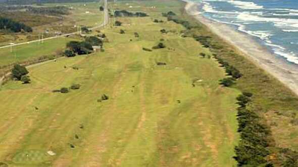 Hokitika GC: Aerial view