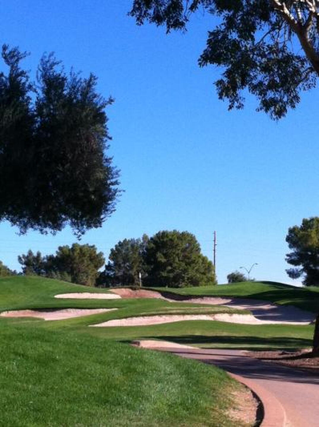 A tough par 3 up a hill over a 'little bit' of sand... (Photo submitted by u000007935560 on 11/19/2013)