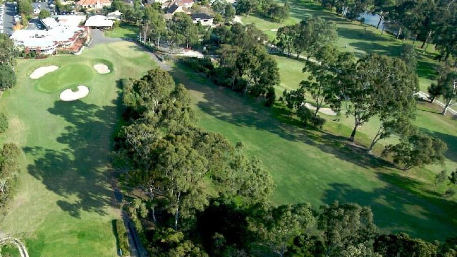 Green Acres GC: Aerial view