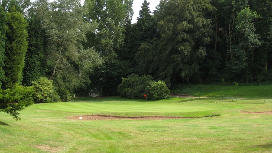 3rd green at Bridgnorth Golf Club