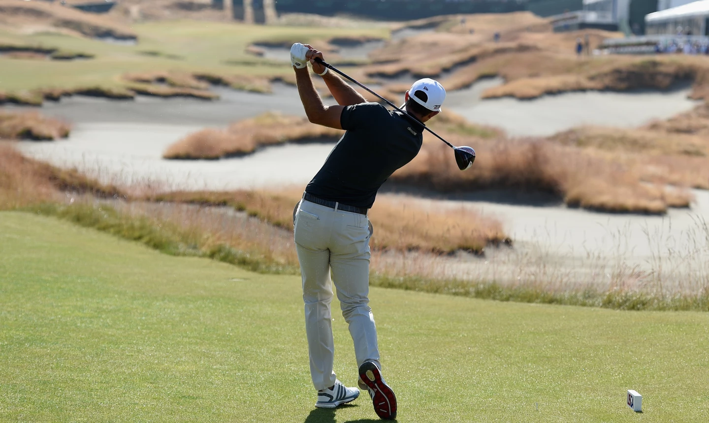 Dustin Johnson at Chambers Bay