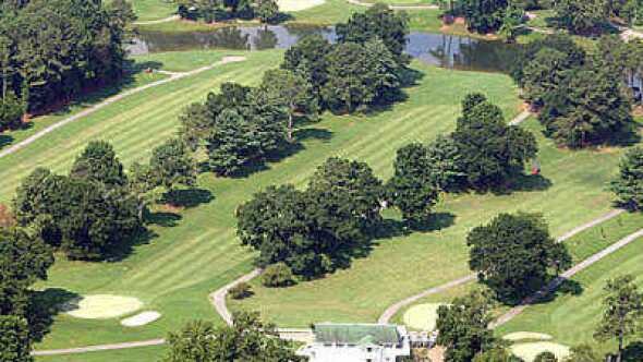 Lafayette GC: Aerial view