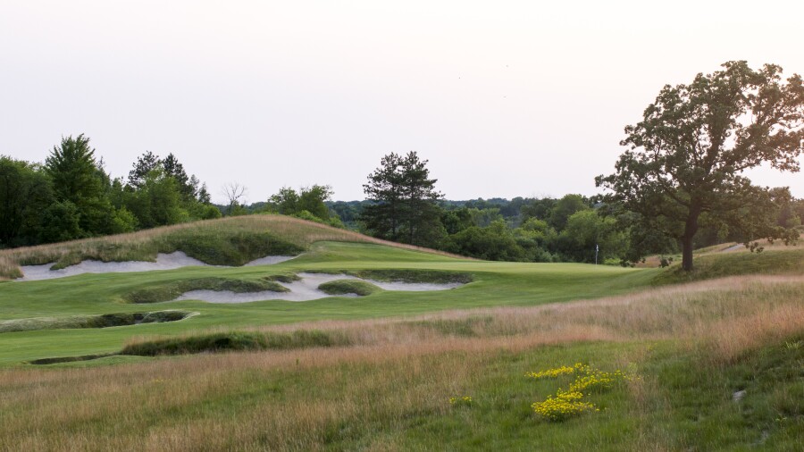 Erin Hills golf course - 4th hole