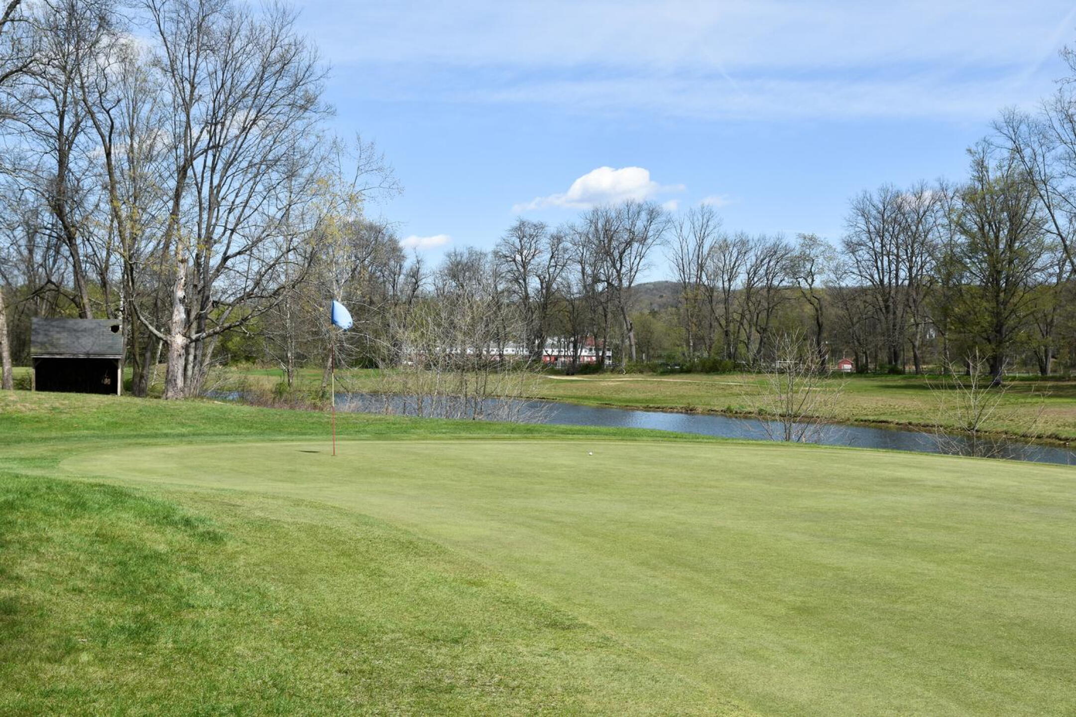 A view of the 188-yard, par-3 fifth (as seen from fairway four). Making par here usually means overcoming challenges. (Photo submitted by AptlyLinked on 04/24/2026)