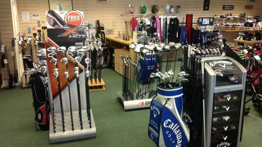 Pro shop interior
