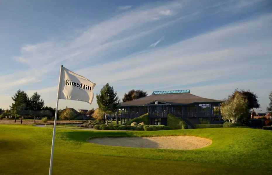 Kings Hill Golf Club's clubhouse