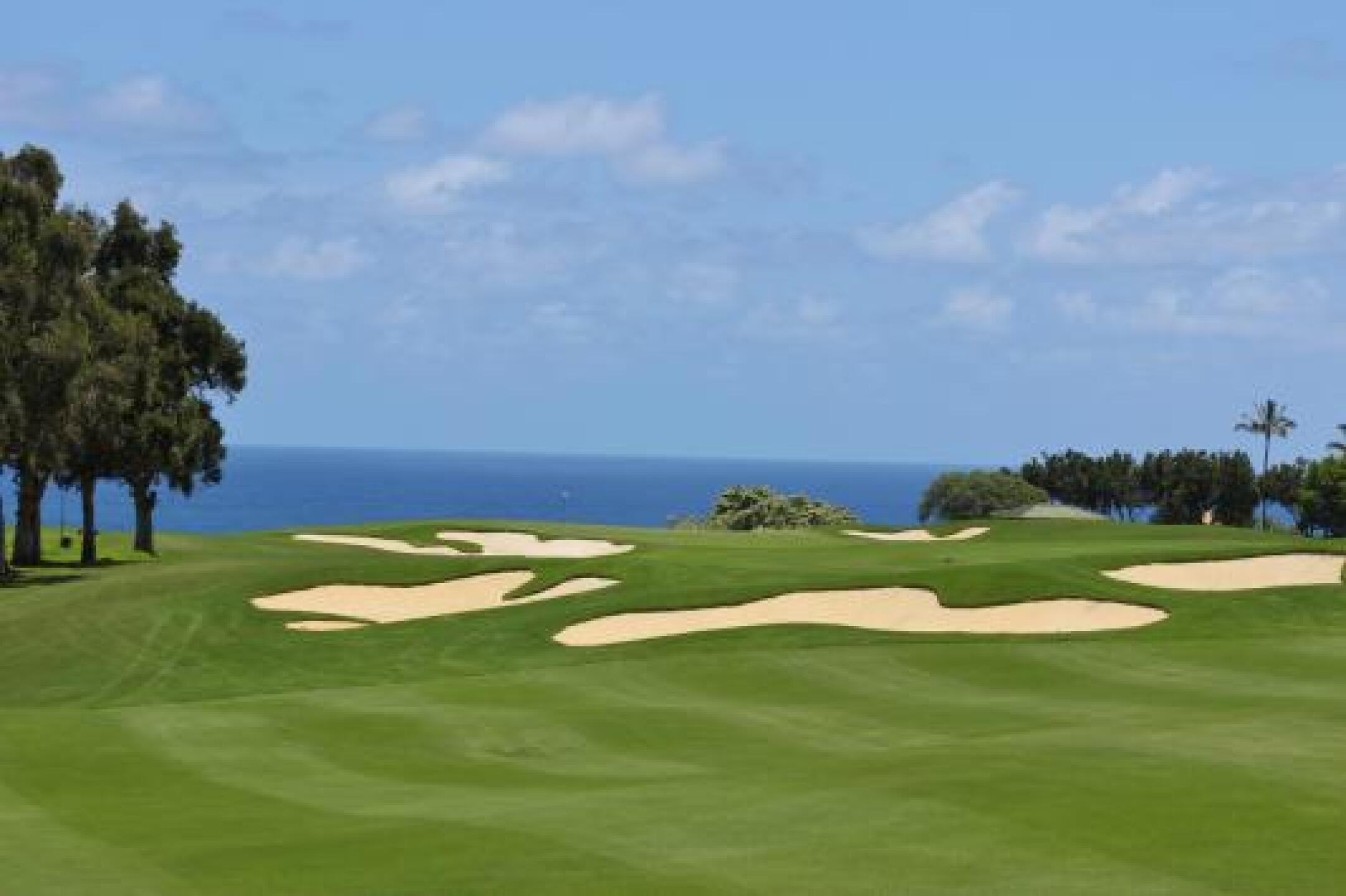 The 12th hole is one of five holes on the ocean at the Makai Golf Club at Princeville. (Photo submitted by JasonDeeganGA on 01/29/2014)
