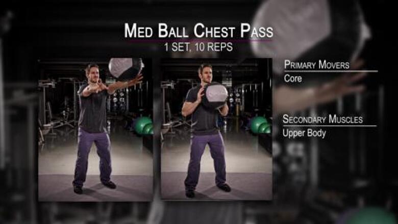 Module 01: Segment 04: Day 3 - Exercise 4 - Medicine Ball Chest Pass