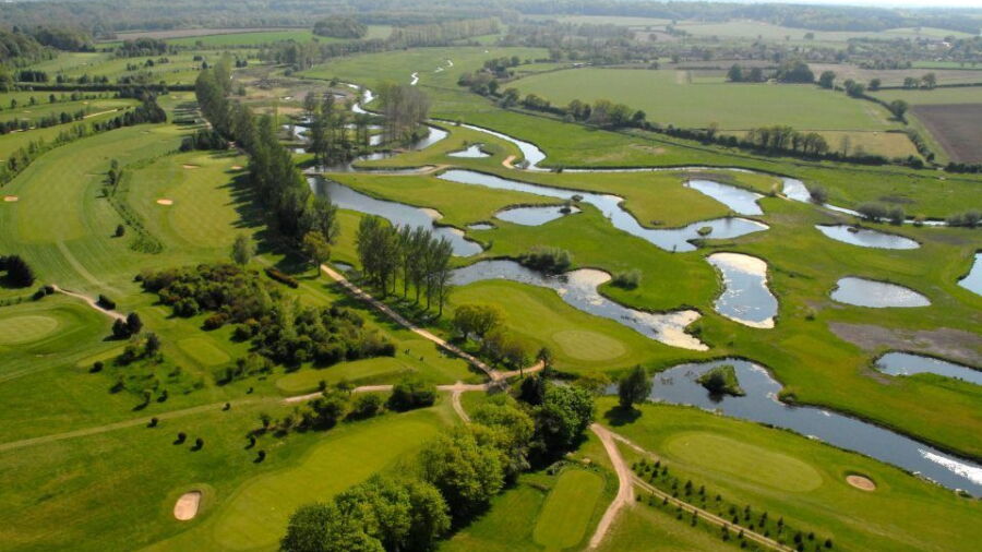 Wensum Valley Hotel, GCC: Aerial view