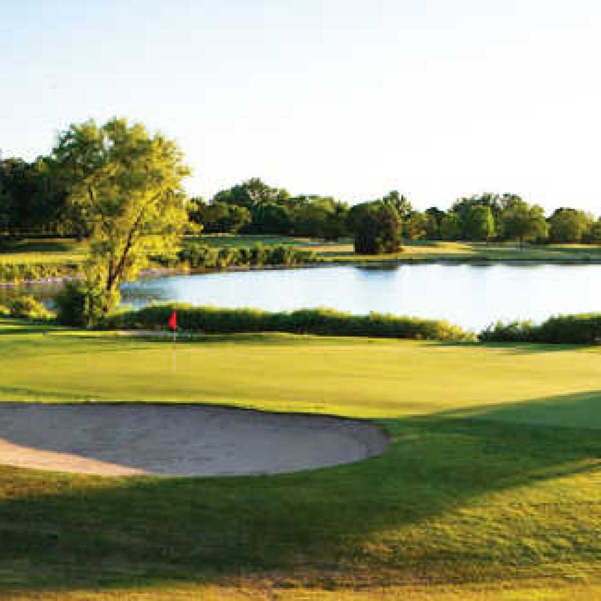 Blue Spruce at Brighton Dale Links in Kansasville, Wisconsin, USA