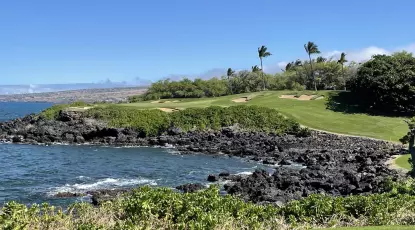 Mauna Kea - third hole views 