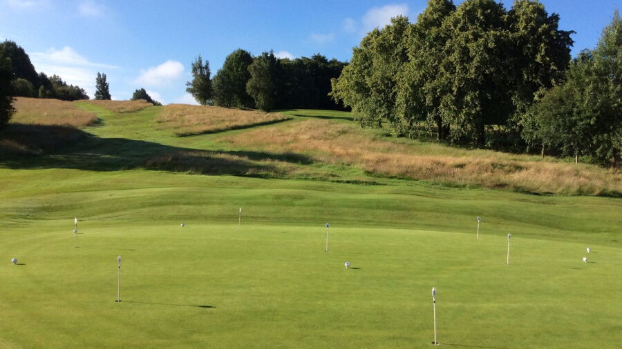 Cowglen GC: Puttin green