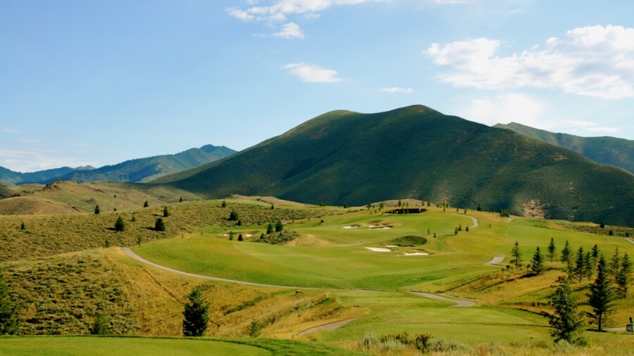 Sun Valley Resort's White Clouds G.C. - hole 5