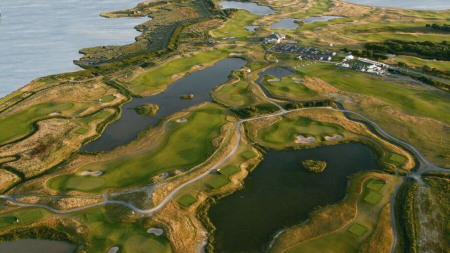 Southerndown GC: aerial view