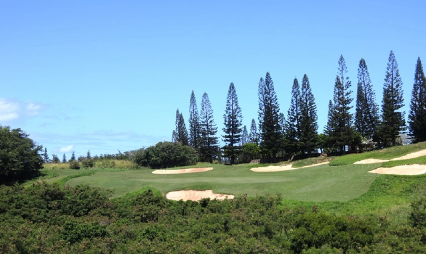 Plantation golf course at Kapalua - no. 8