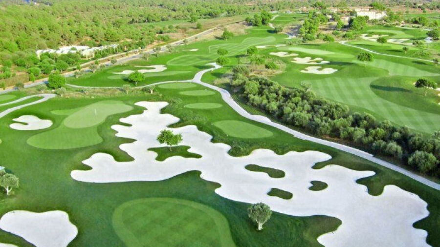 Golf Son Gual: Aerial view