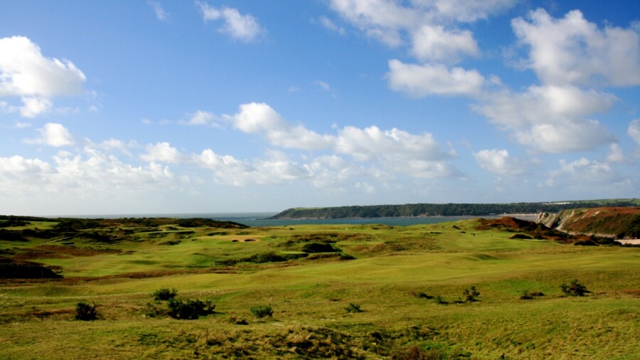 Pennard Golf Club in Wales - links