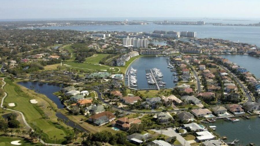 Pasadena Yacht & Country Club: Aerial view