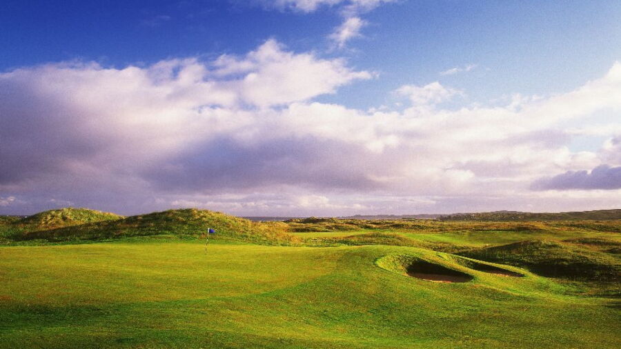 The 3rd hole on the Old Tom Morris Course