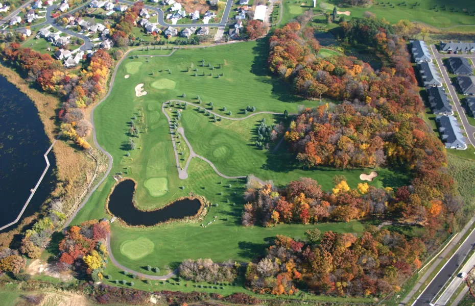 Begin Oaks GC: aerial view