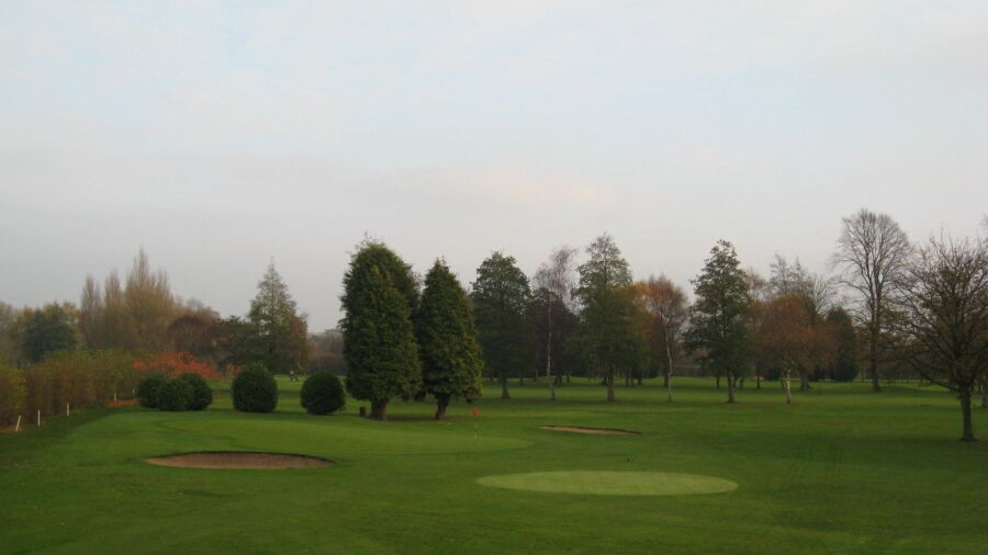 18th green at Withington